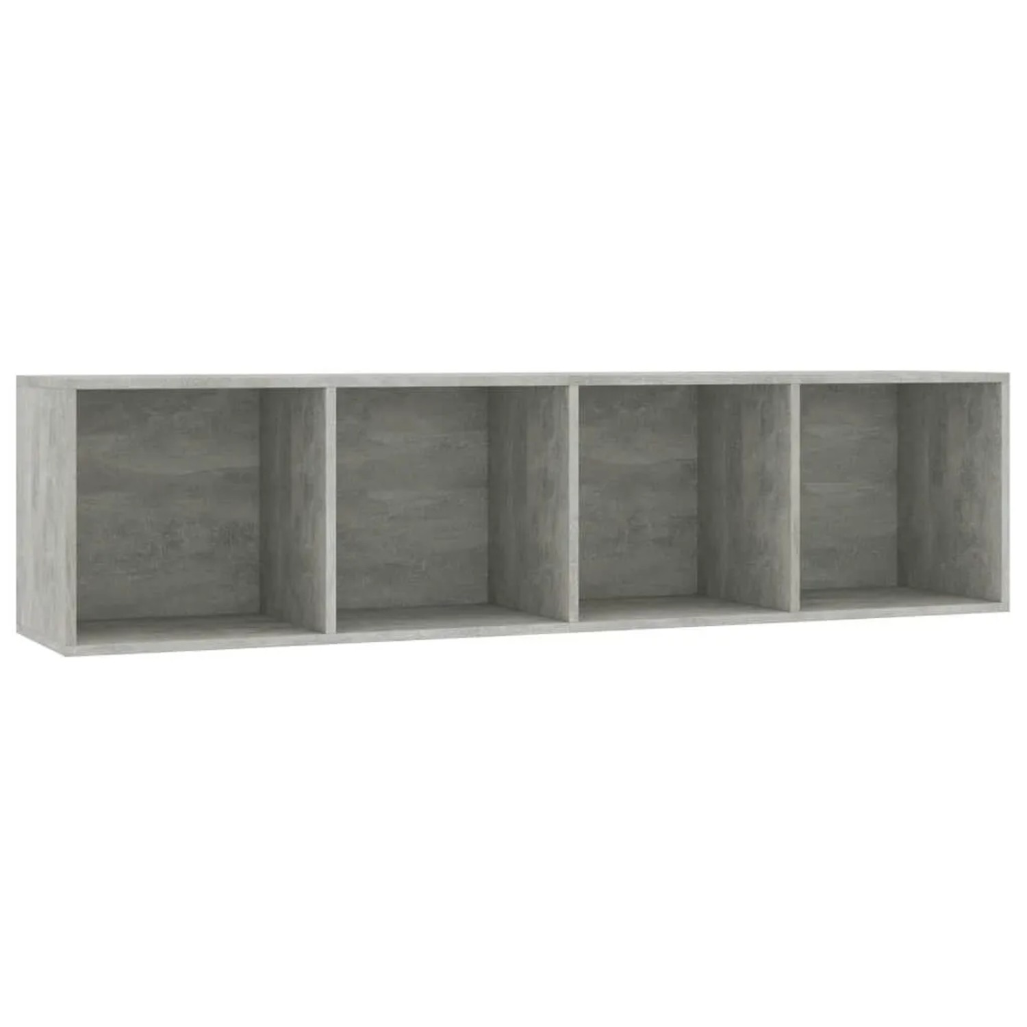 vidaXL Bücherregal/TV-Schrank Betongrau 143×30×36 cm 800265 günstig online kaufen