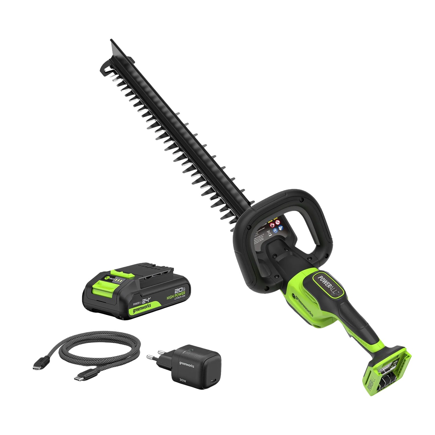 Image of Greenworks Akku-Heckenschere-Set Gen 2 Klinge 56 cm
