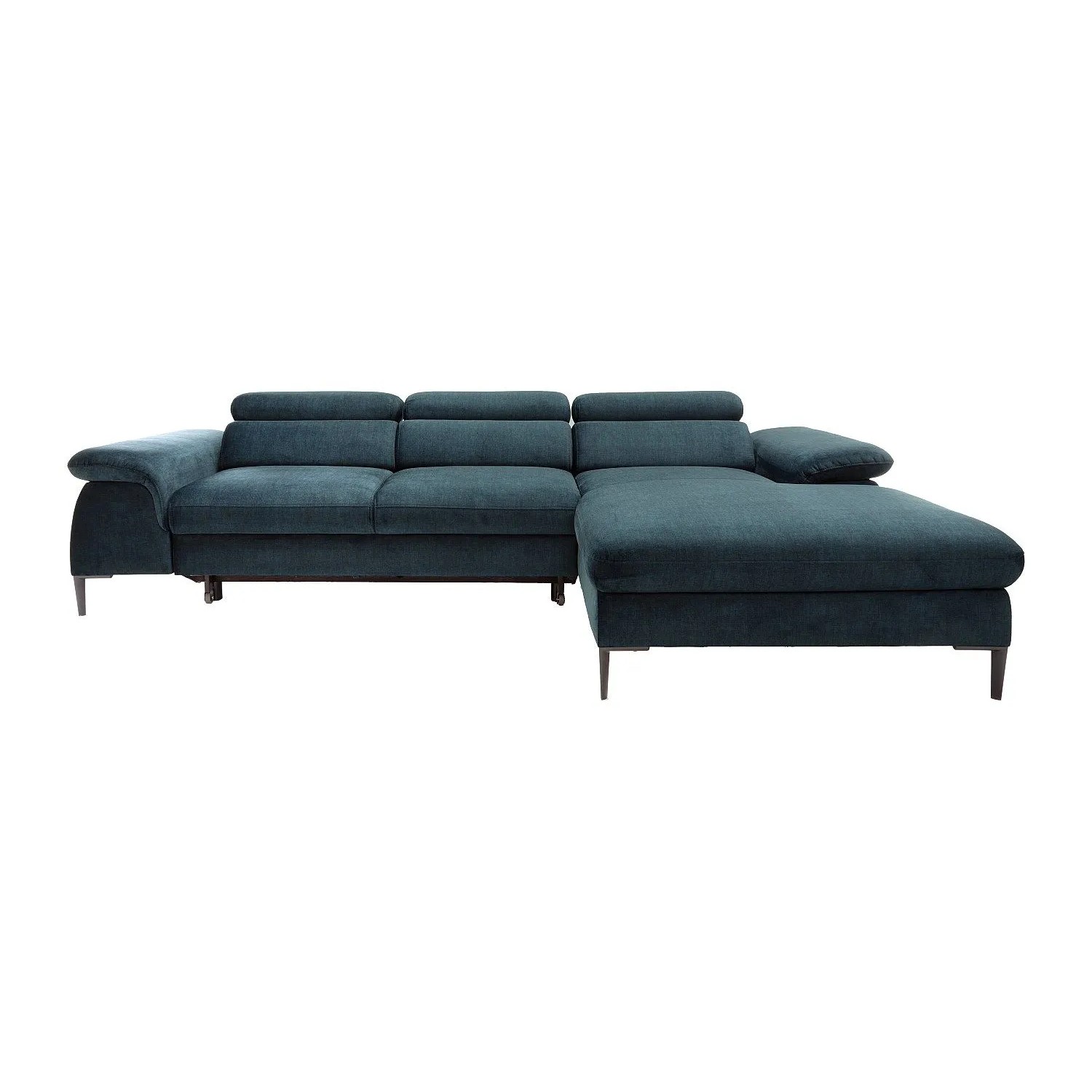 Vente-unique Schlafsofa Sepina Marineblau 288 cm