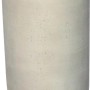 Graue Pflanzsäule Poroso, 27x27x56,5 cm, in Betonoptik für den Außenbereich.