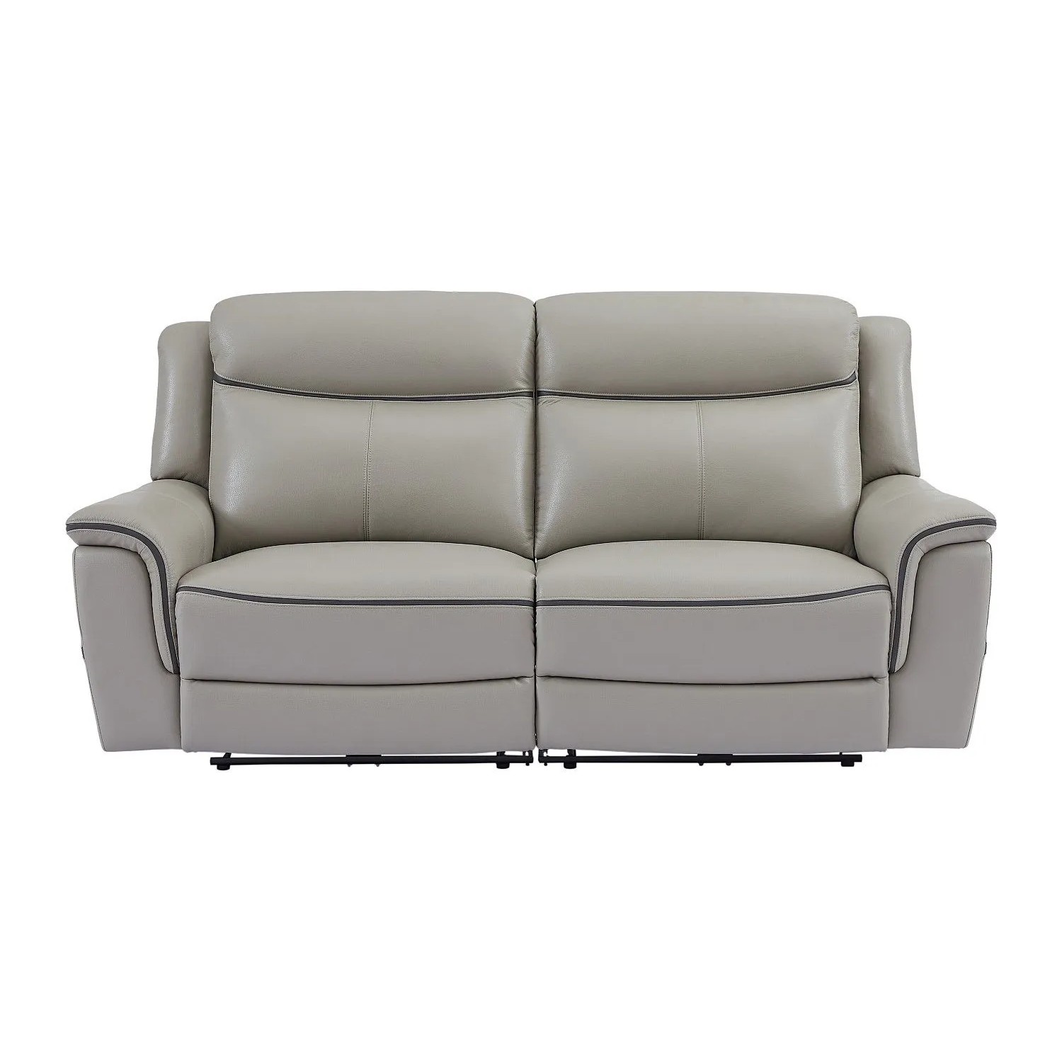 Vente-unique Relaxsofa Adelio Hellgrau 210 cm