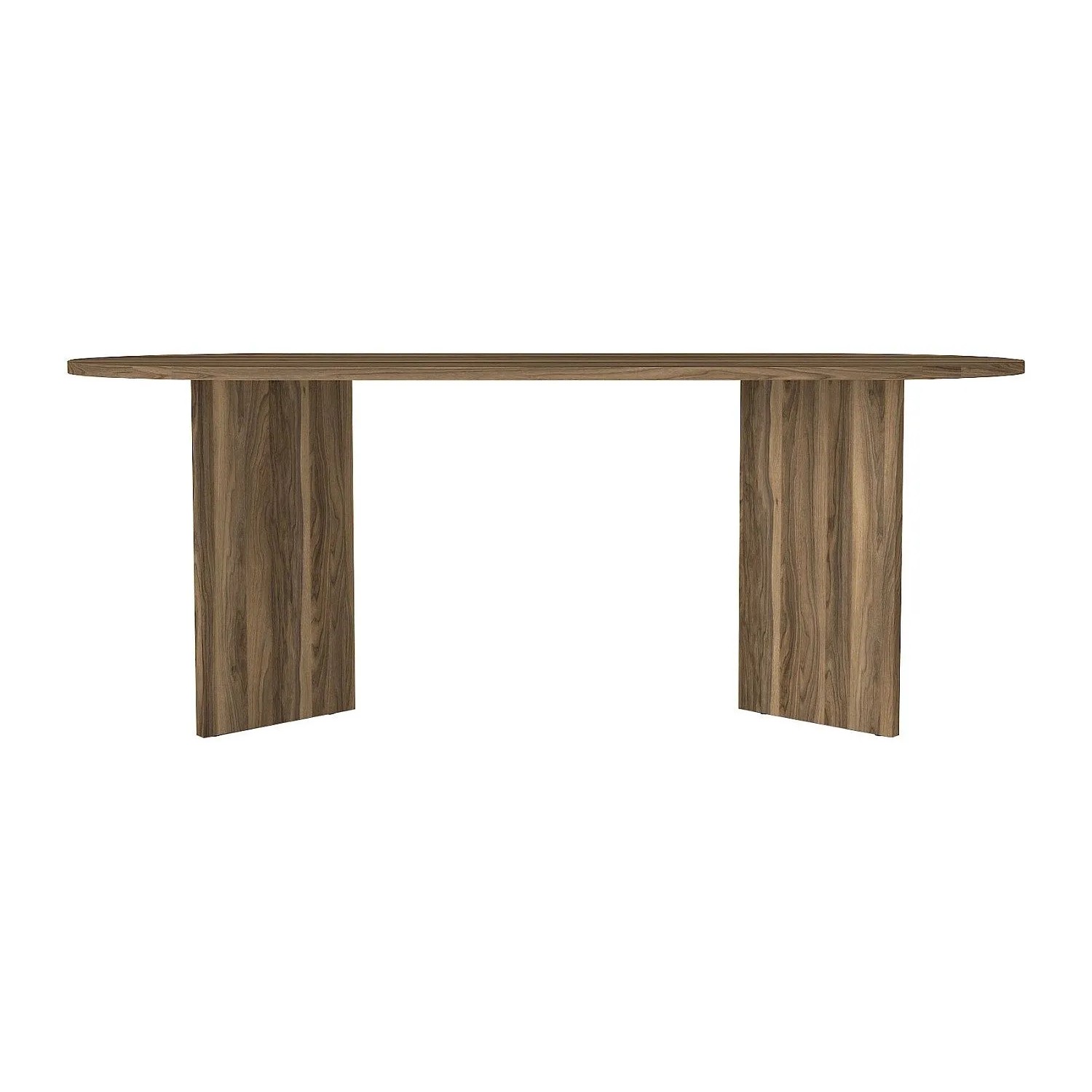 Vente-unique Esstisch Topania Naturfarben Dunkel 200 cm