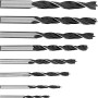 LUX Holzbohrer-Set Classic, 8-teilig, verschiedene Größen für präzise Holzarbeiten.