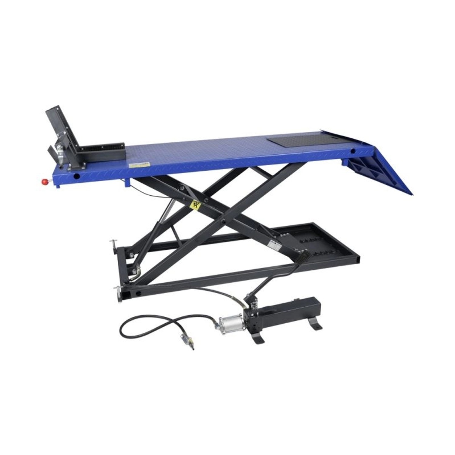 DeTec. Motorradhebebühne 675 kg Scherenbühne Werkstattbühne max. Hubhöhe 825 mm