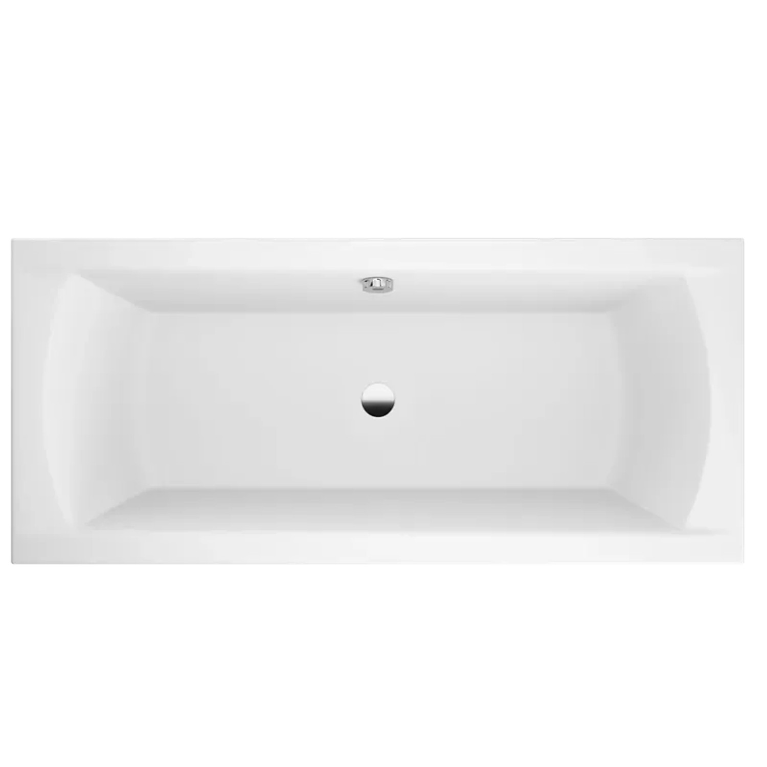 Bad Land Badewanne Rechteck INES 160x75 Mit AcrylSchürze Ablauf Füße