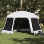 vidaXL Poolzelt mit Abnehmbarem Überzelt Netzwänden Grau 512x458cm 4100627_5