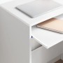 vidaXL Tisch mit Regal Weiß 77,5 x 43 x 79 cm Holzwerkstoff 869514_4