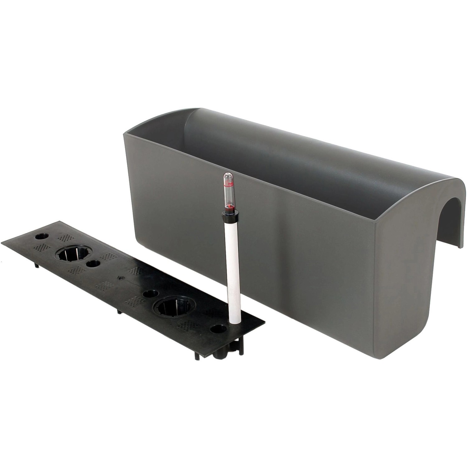 Thumbnail - Vivanno Balkonkasten Balkona Classico mit Bewässerungssystem 50 cm Anthrazit