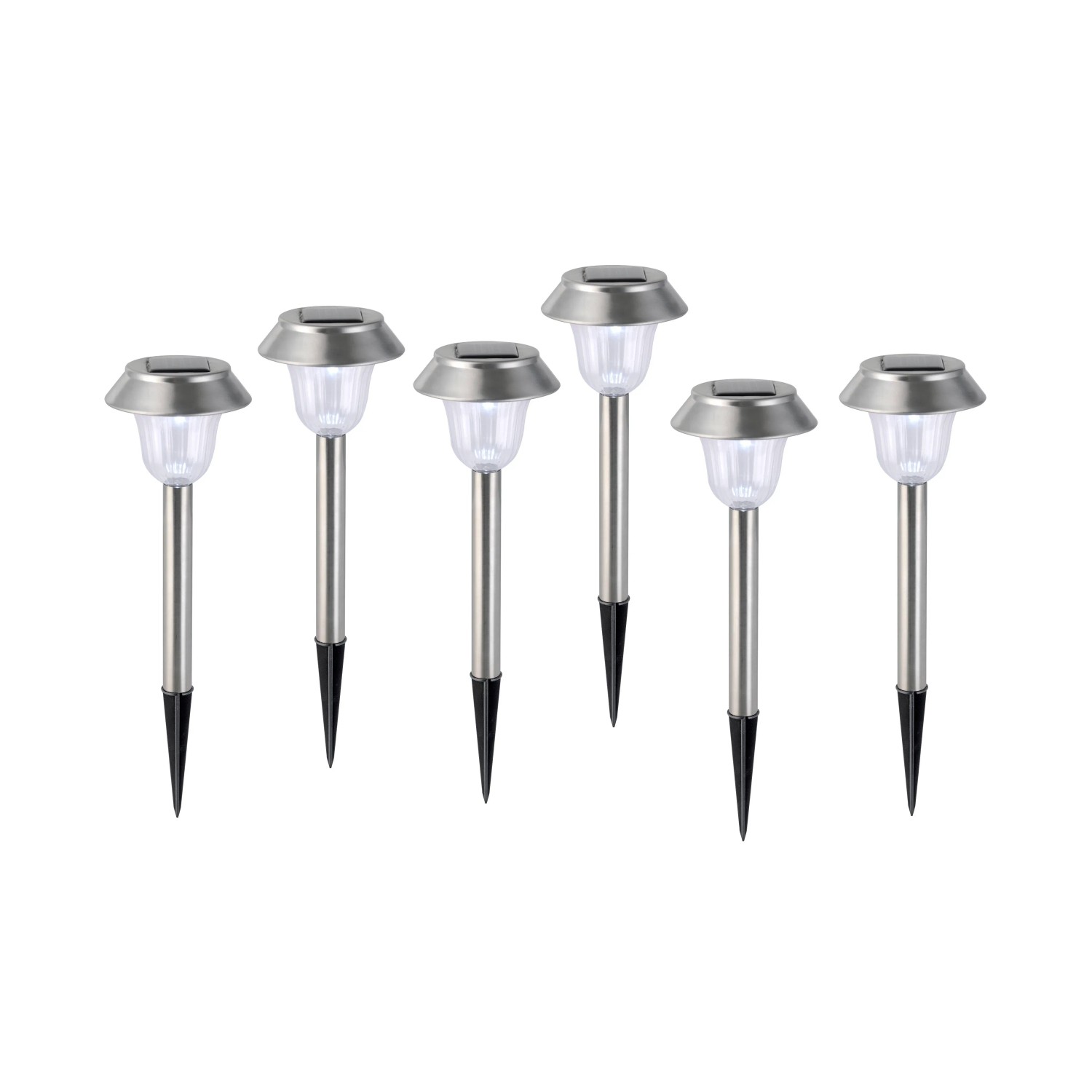 12 Stück Solar-Erdspieße Für Außenlampen – Robuste Halterungen Für Garten-Deko