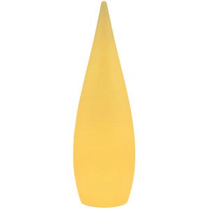 Weiße Reality LED Stehlampe Palmas für den Außenbereich mit Farbwechsler.