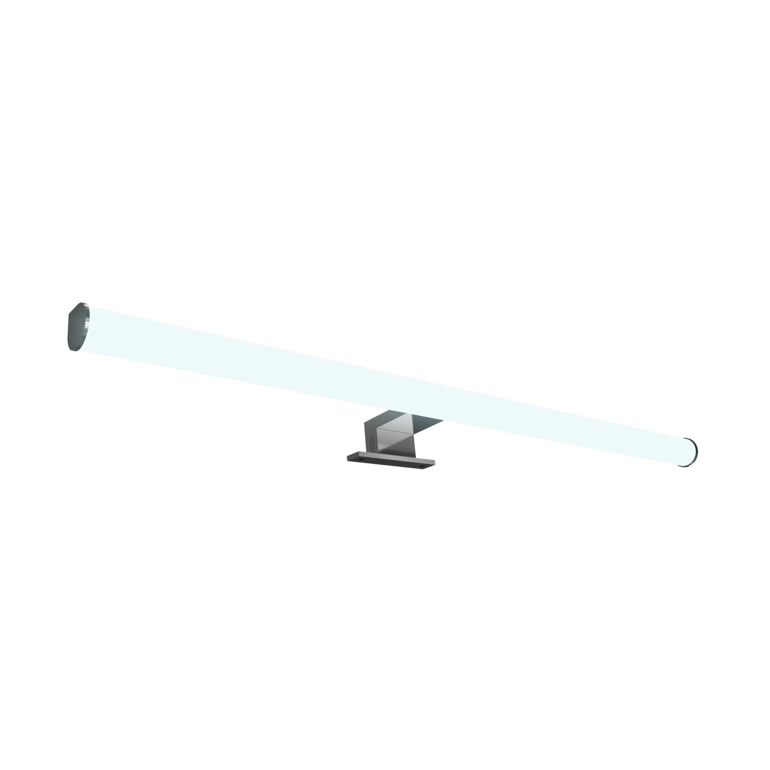 kalb LED Spiegelleuchte 600mm Aufbauleuchte 230V Badezimmer Leuchte Verchromt Tropfenform Neutralweiß