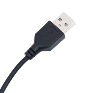 Schwarzes USB-Kabel für VidaXL TV-Schrank mit LED-Leuchten