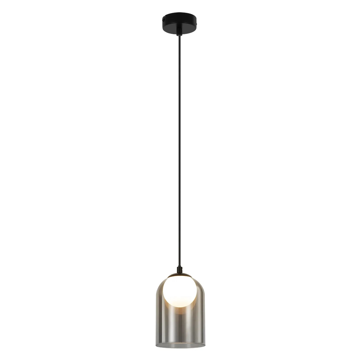 NETTLIFE Pendelleuchte aus Metall L143cm Schwarz