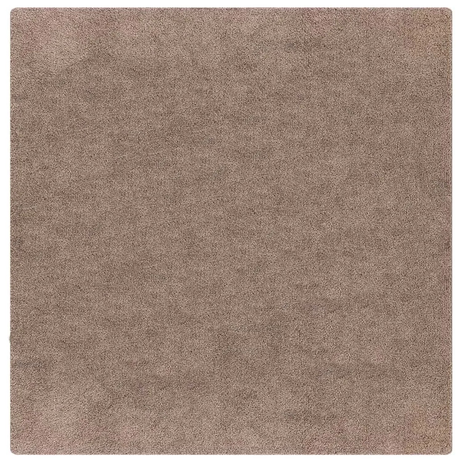 vidaXL Anti-Rutsch Shaggy Teppich Braun 200 x 200 cm PP 4019796