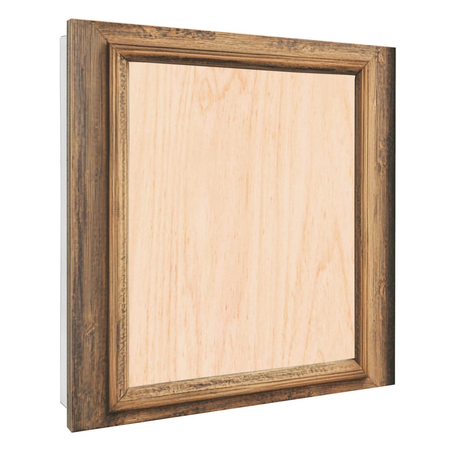 Banjado Großer Schlüsselbox Holz 30x30cm Weiß Scharnier Rechts 50 Haken Sch günstig online kaufen