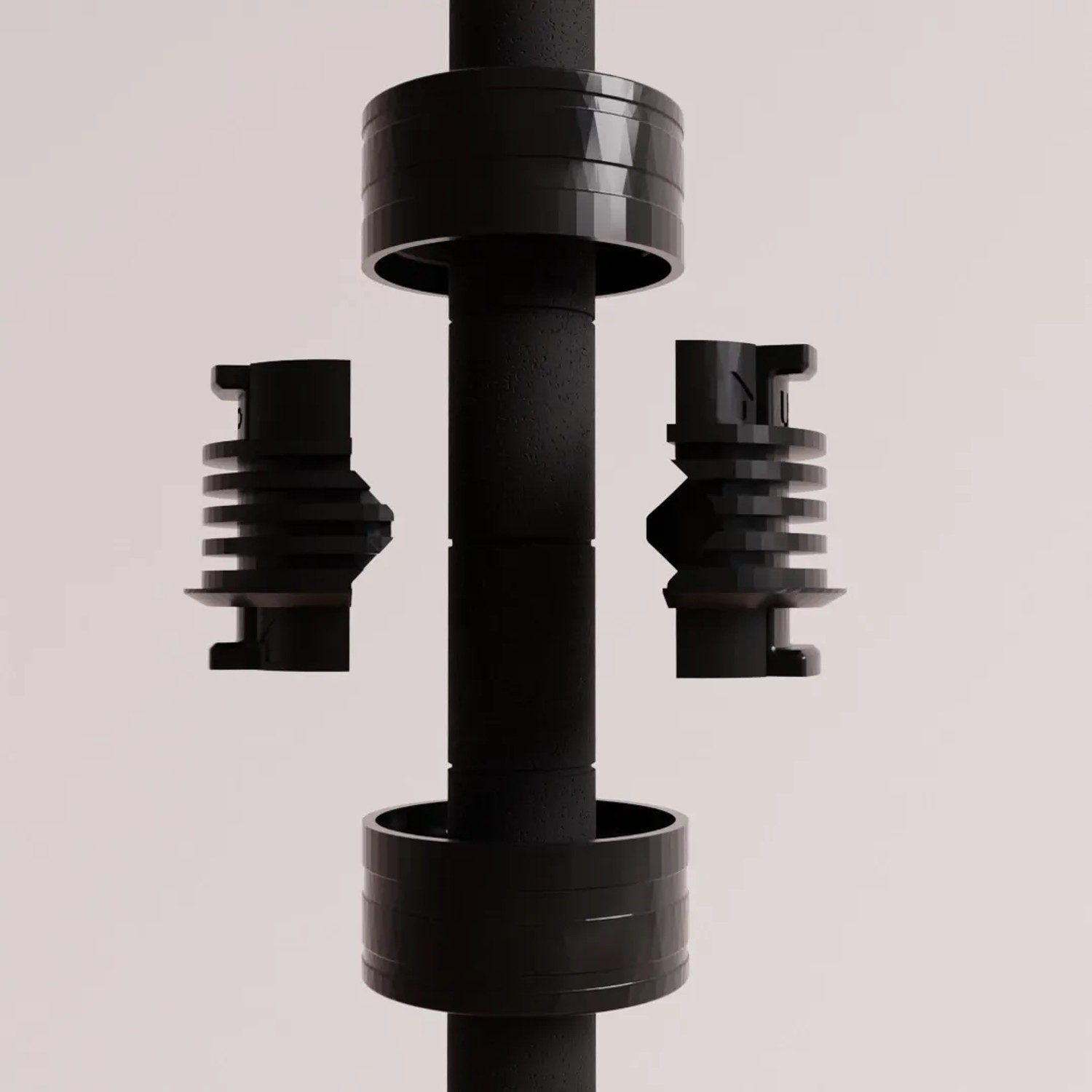 Detailaufnahme AR Shelving Standregal AR Deco, 185cm, Nebraska Dekor, mit Verbindungselementen.