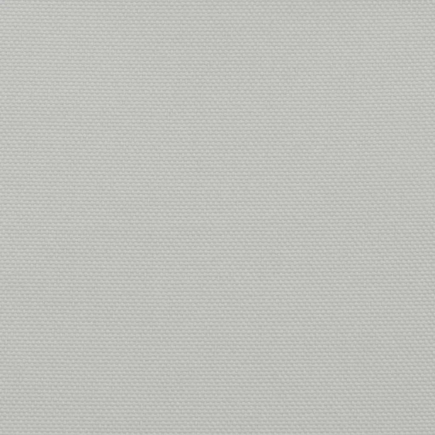 Detailaufnahme: Hellgraues, quadratisches Sonnensegel aus Polyester Oxford, 4x4 m.