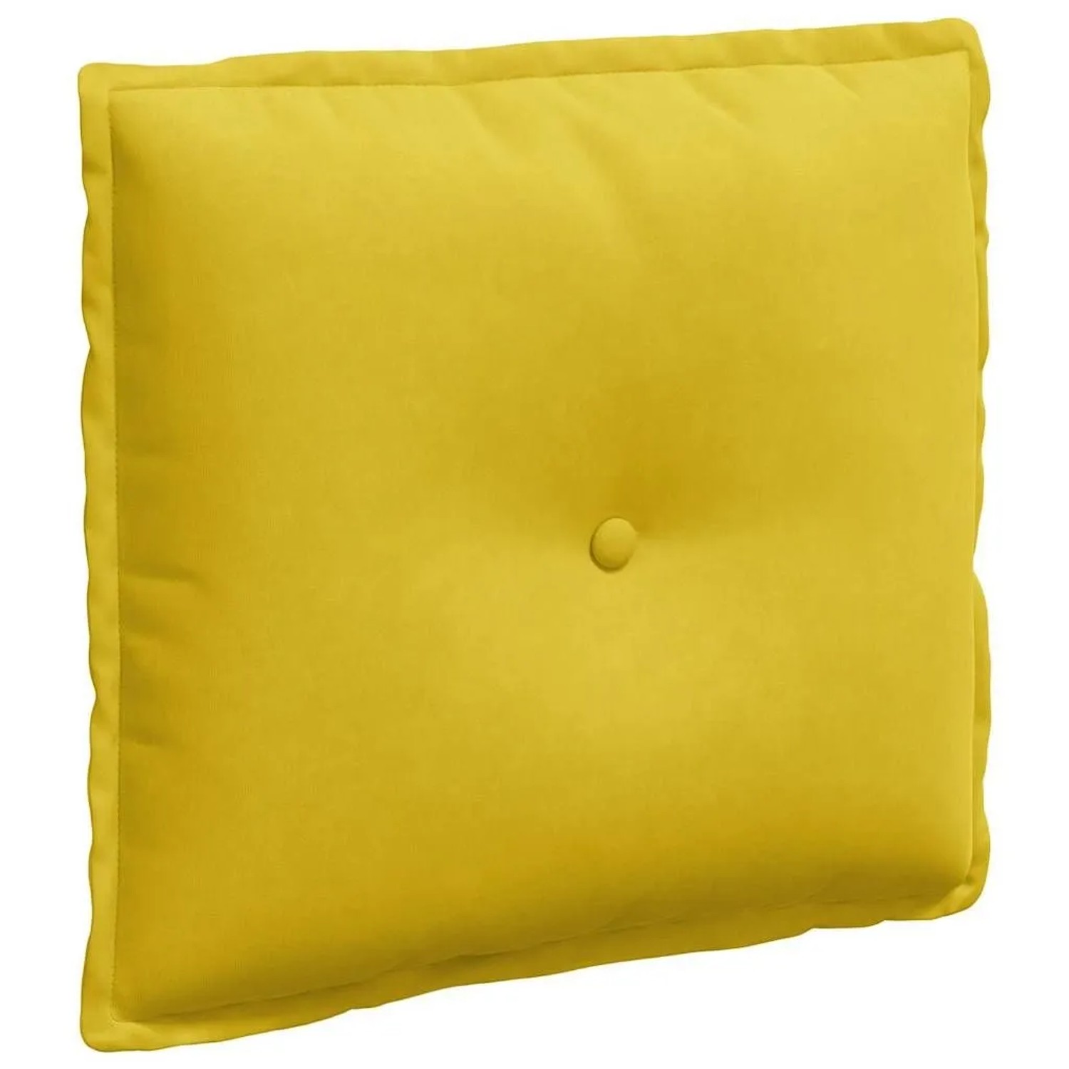 vidaXL Rückenkissen Gelb 50 x 45 cm Cordstoff 42014639