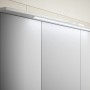 Pelipal Spiegelschrank Serie 4010, 122 cm, Weiß Glänzend mit Beleuchtung.