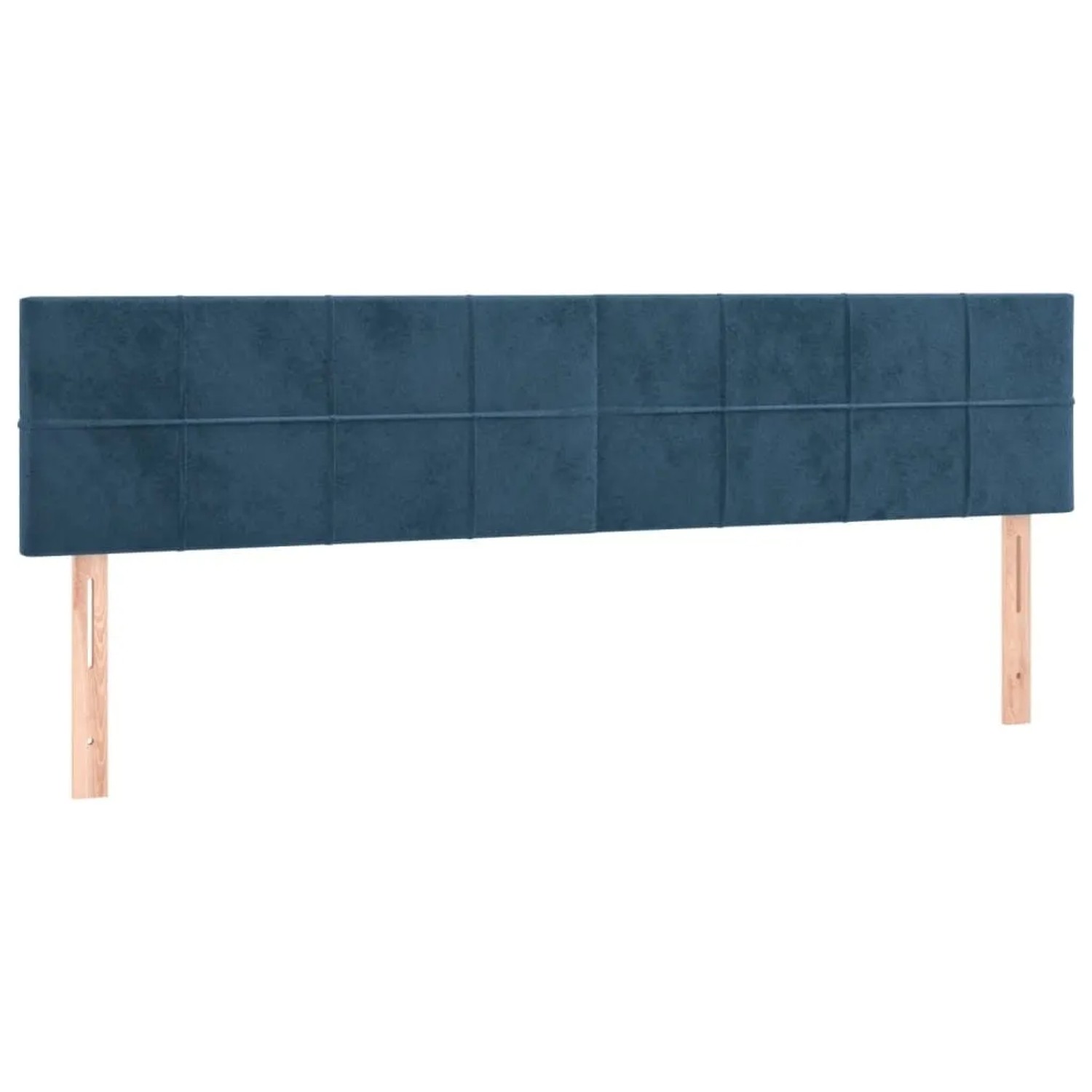vidaXL Kopfteile 2 Stk Dunkelblau 80x5x78/88 cm Samt 346072