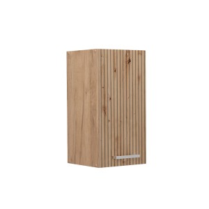 Vicco Hängeschrank R-Line in Artisan- und Goldkraft-Eiche, 30 cm breit, für die Küche.