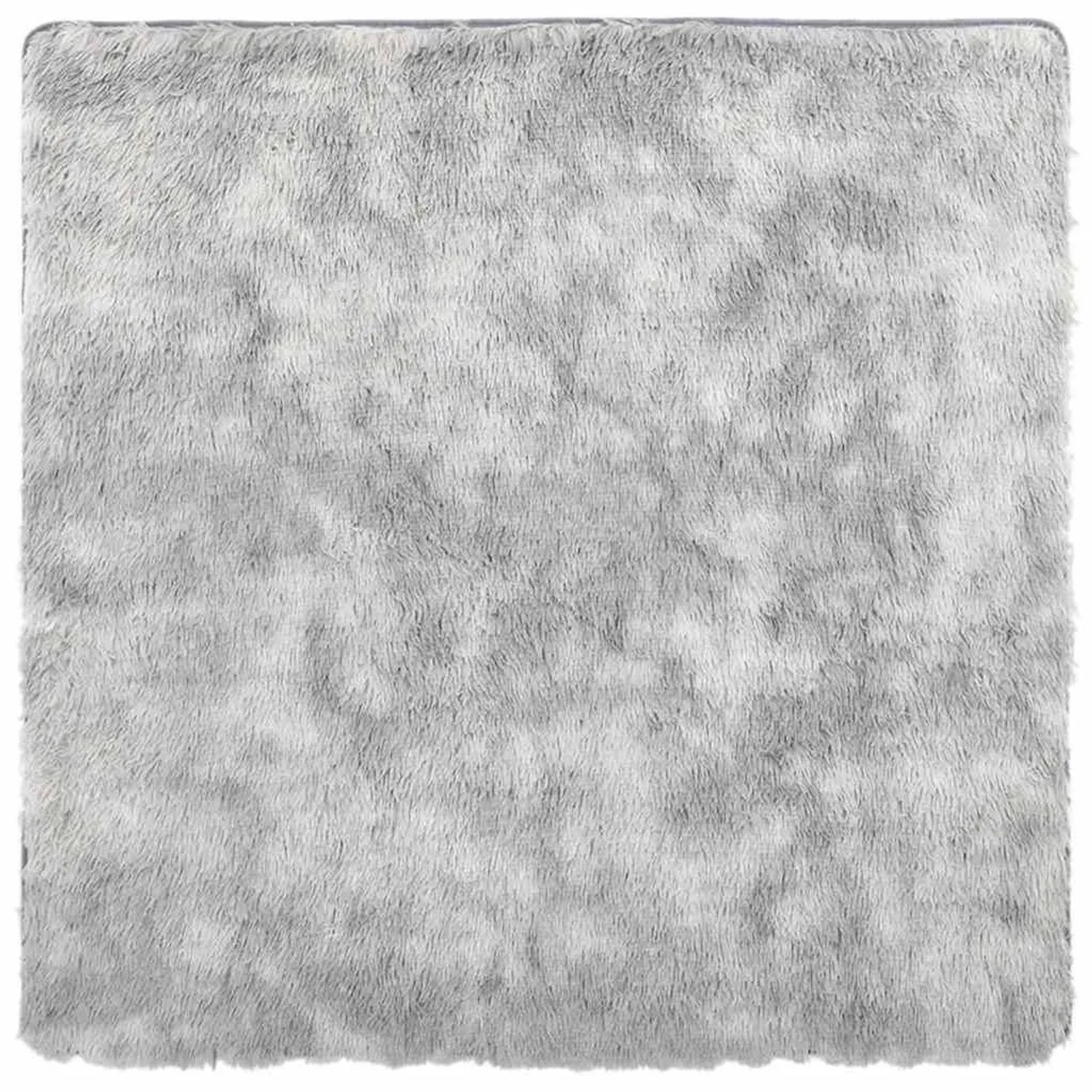 vidaXL Teppich Shaggy Hochflor NAVARRA Silbergrau 120x120 cm Polyester 4102 günstig online kaufen