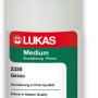 Lukas Gesso Malmittel 250ml für Grundierung von Leinwänden und Malgründen.