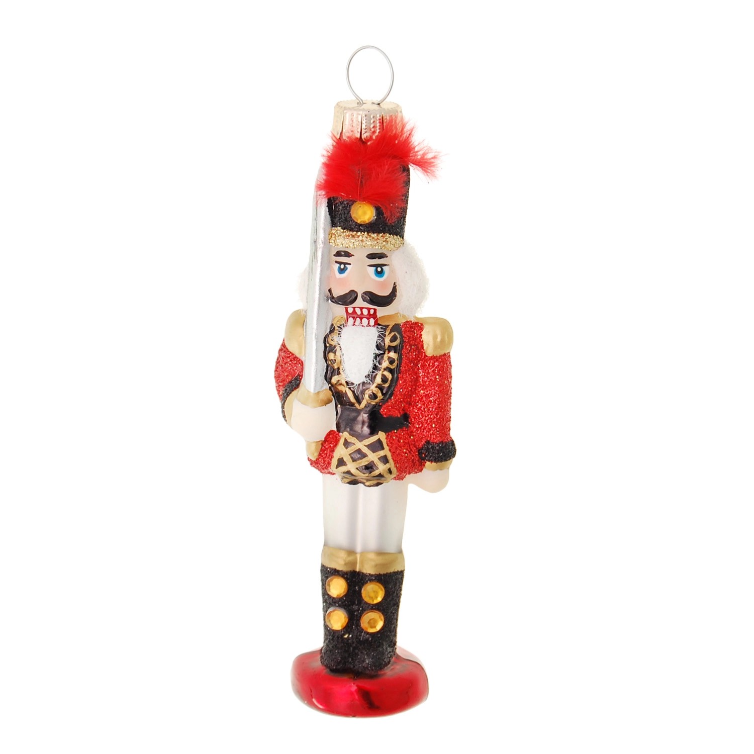 Krebs Glas Lauscha Weihnachtsornament Nussknacker 1-tlg. 12cm günstig online kaufen