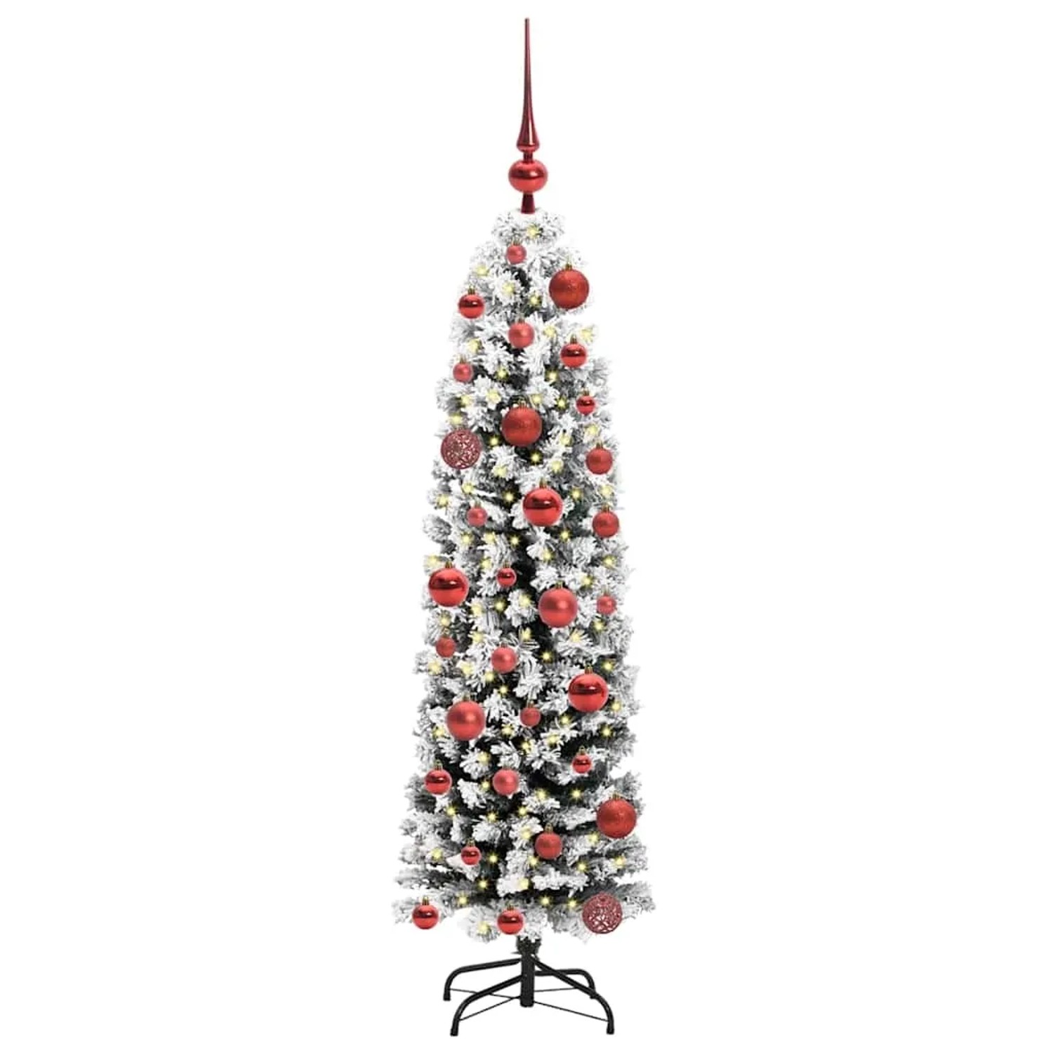 vidaXL Künstlicher Weihnachtsbaum mit 150 LEDs mit Ständer Grün 120 cm 3394996