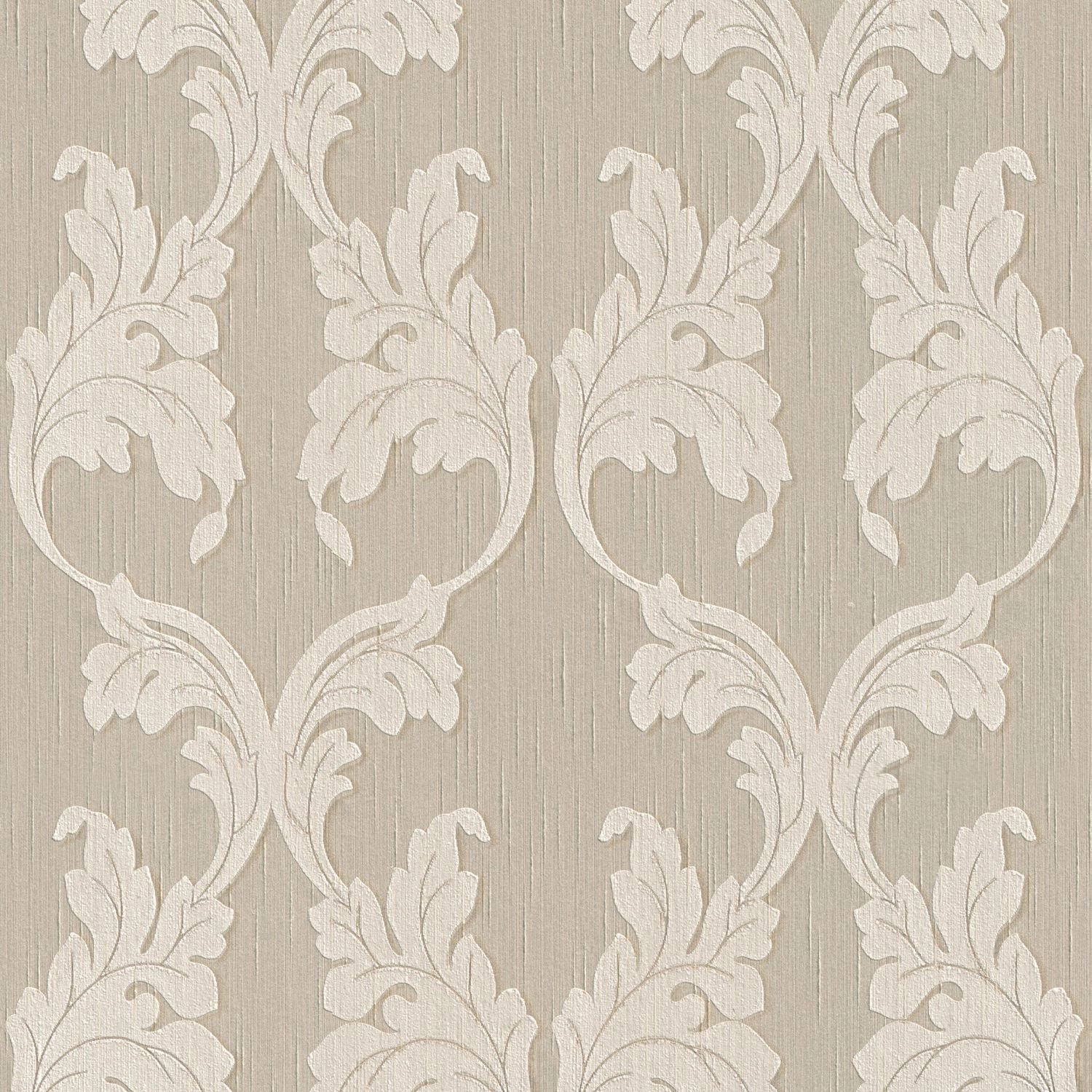 PROFHOME 956281-GU Textiloptik Tapete Barock Matt Beige 0,53 m x 10,05 m 5, günstig online kaufen
