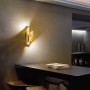 Goldene LED-Wandleuchte Nevis von Paul Neuhaus, moderne Deckenleuchte für stimmungsvolles Licht.