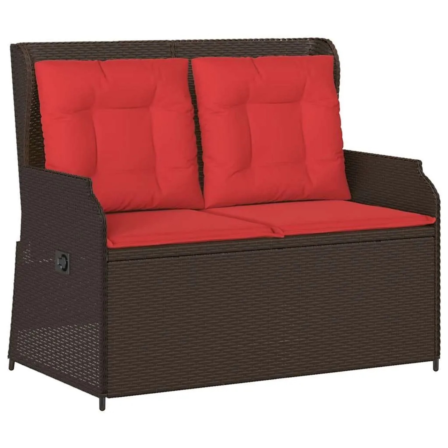 vidaXL Gartenbank Braun Poly-Rattan 3394464