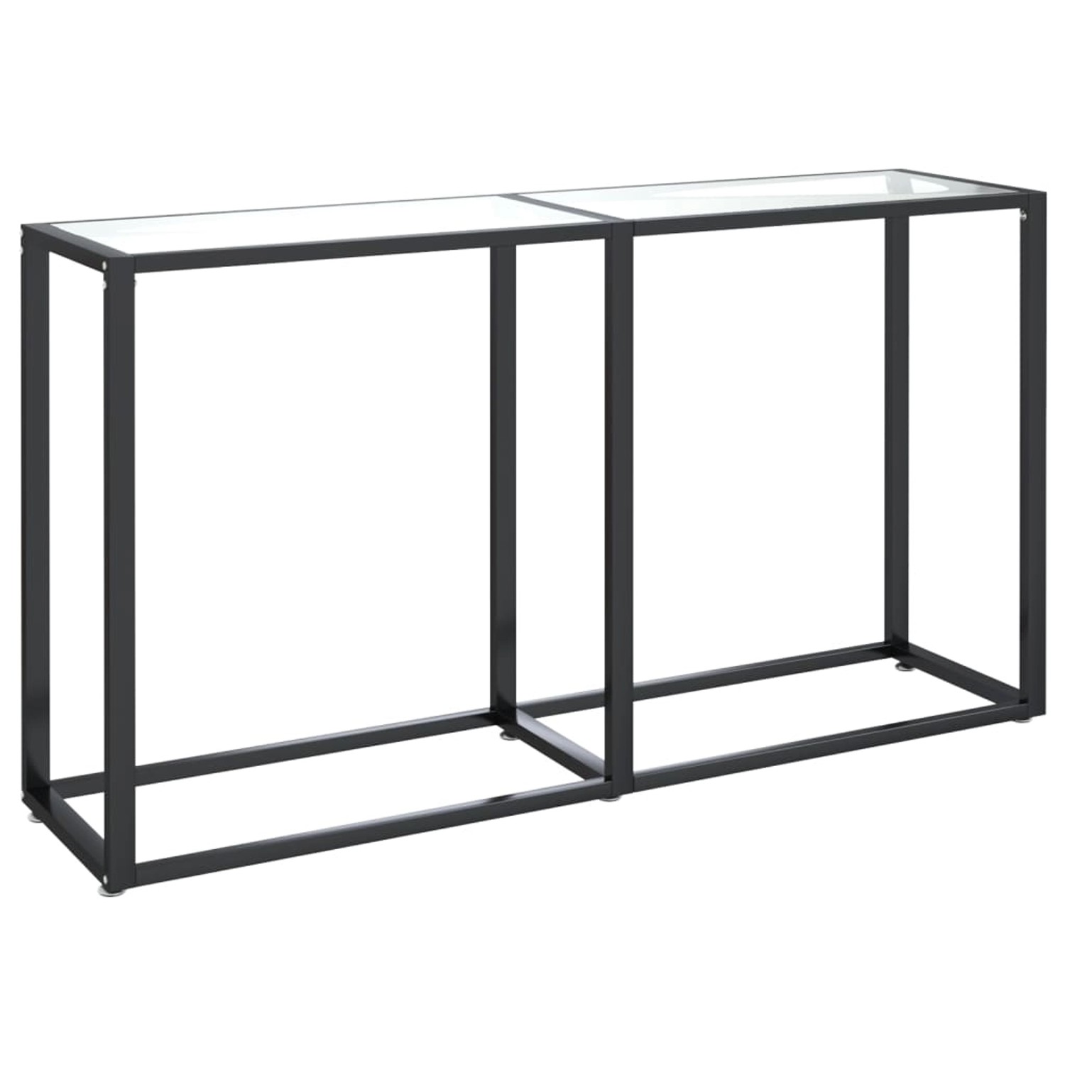 Konsolentisch Transparent 140x35x75,5 Cm Hartglas günstig online kaufen