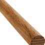 Rundstab aus Eiche, Durchmesser 20 mm, Länge 1000 mm. Ideal für kreative Projekte und dekorative Zwecke.