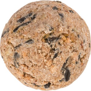 Nahaufnahme eines Fidelio Insektenknödels, Wildvogelfutter ohne Netz.