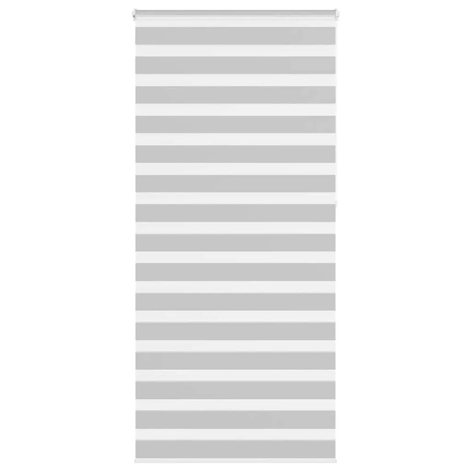 vidaXL Doppelrollo Hellgrau 100x230 cm Stoffbreite 95,9 cm Polyester 401449 günstig online kaufen