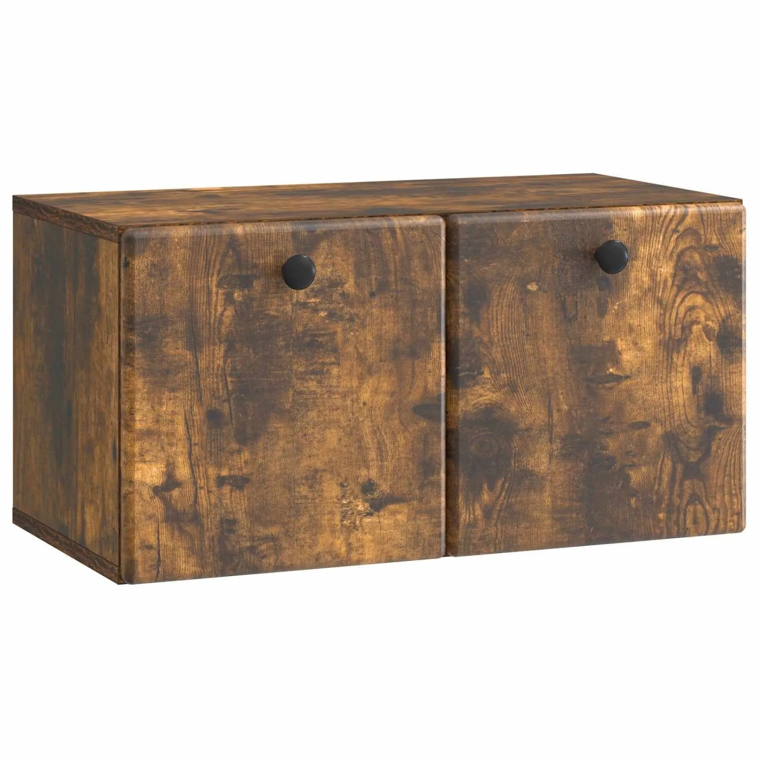 vidaXL Wandmontierter TV-Schrank Geräucherte Eiche 59,5 x 31 x 30 cm 899220