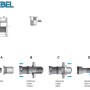 Abbildung von Goebel GO-NUT Blindnietmuttern M6 aus Aluminium, mit Schema zur Montage.