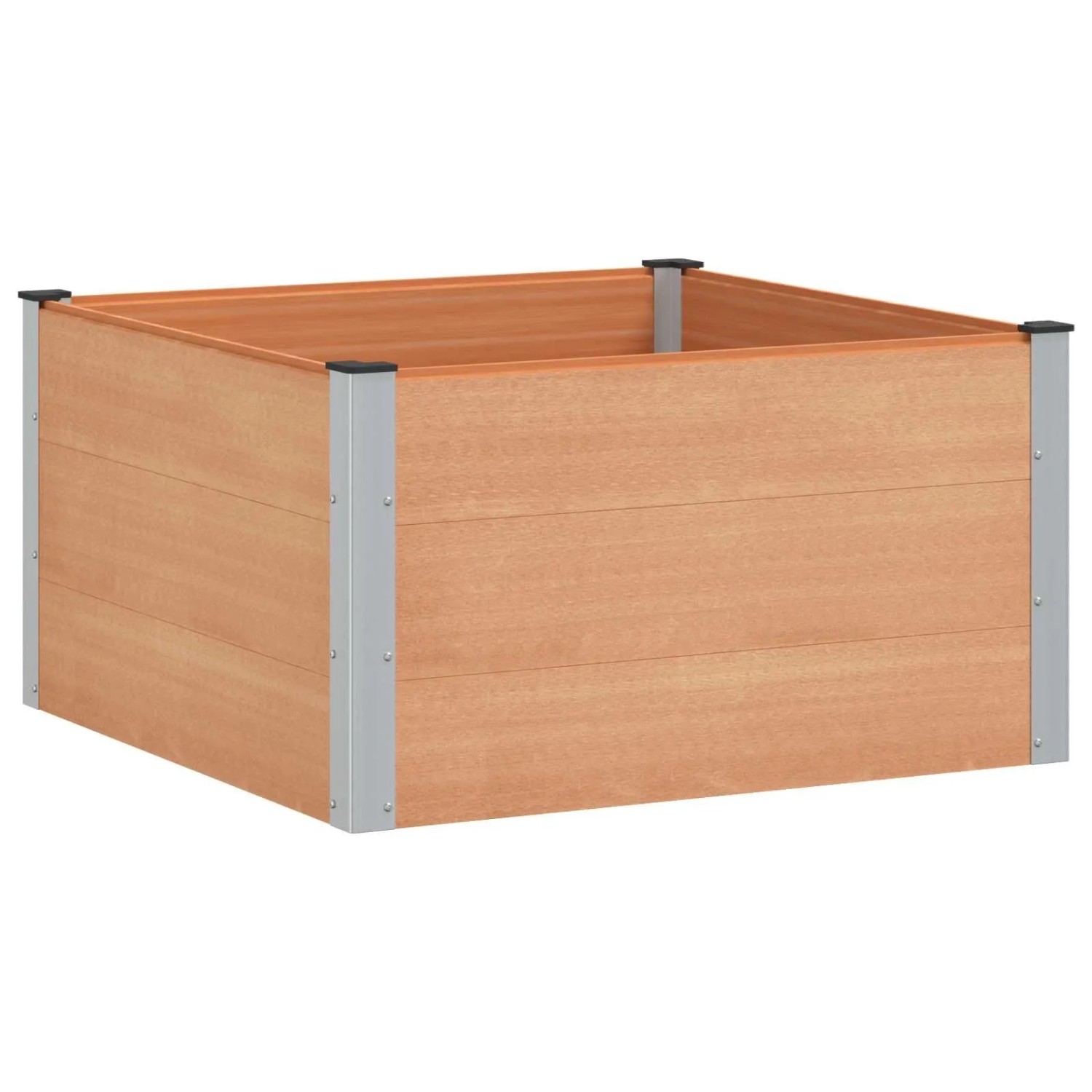 vidaXL Hochbeet Braun 100 x 100 x 54 cm 42038998