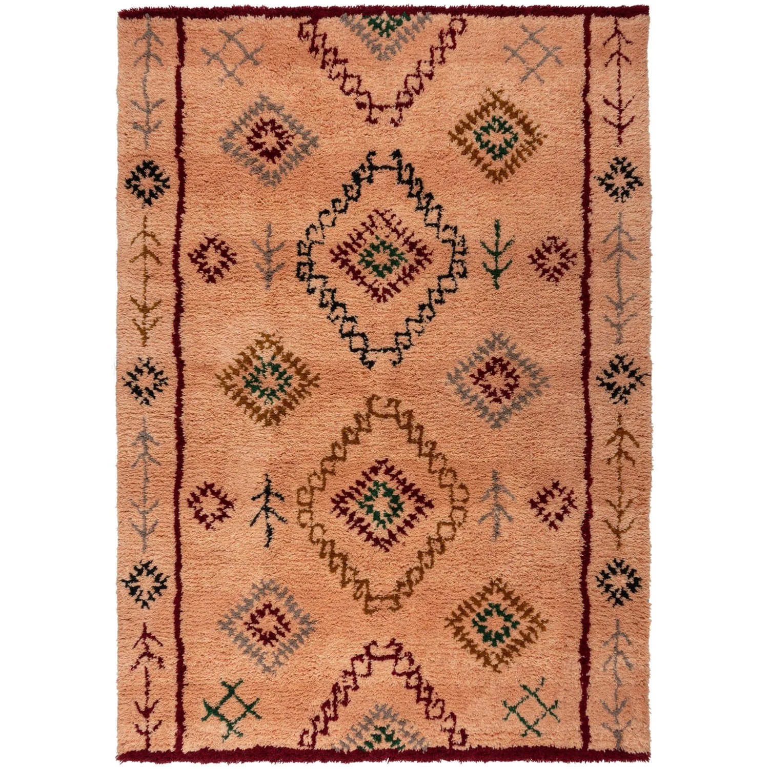Flair Rugs Hochflorteppich Sahara Shaggy 160 cm x 230 cm Rosa