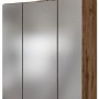 Held Möbel Verona Spiegelschrank, 60 cm, Wotaneiche, Teil des Badmöbel-Sets mit LED-Beleuchtung.
