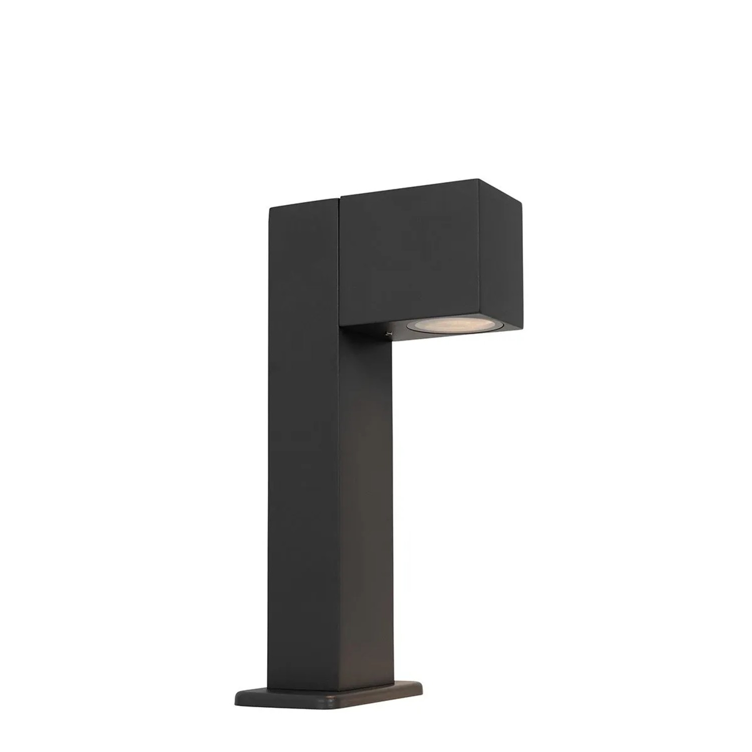 QAZQA Industrielle Stehende Außenleuchte Anthrazit 30 cm IP44 Baleno
