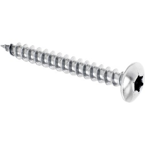 Holzschraube Maxi-Fix 6x50 mm, Edelstahl, 4er-Set für Holzverbindungen im Außenbereich.