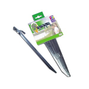 Zeltheringe (5 Stk.) mit Spannhaken für Camping & Outdoor.