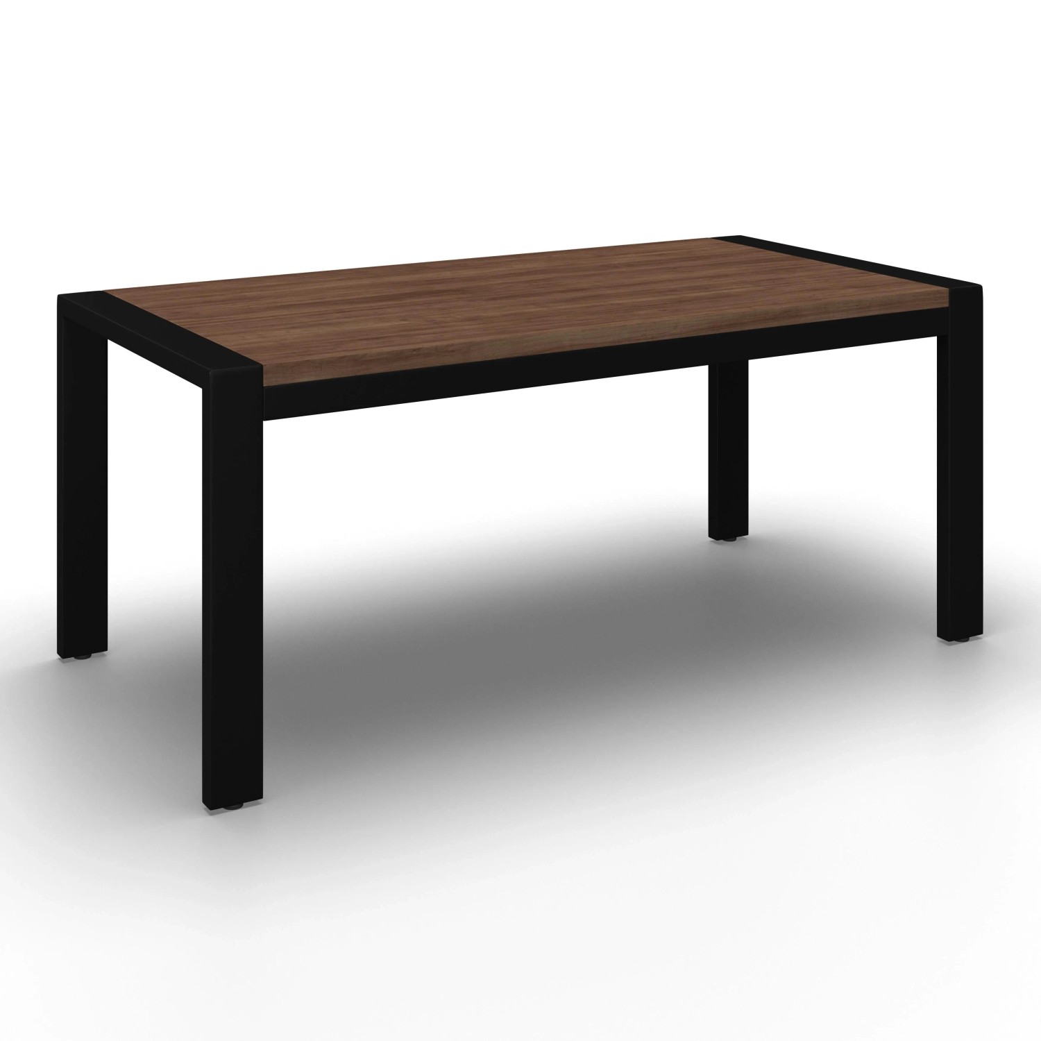 Bessagi Home Esstisch Aleya Walnussfarben MDF ca. 180x90 cm