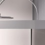 Detailaufnahme: Aurlane Komplettdusche Study mit Regenkopfbrause, 90x90x225 cm.