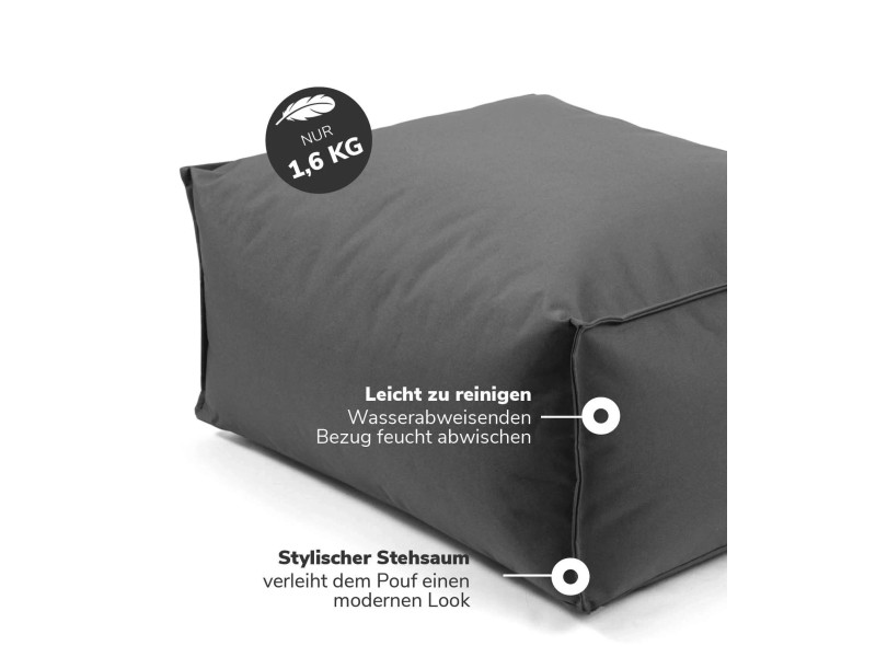 Kinzler S-10161/100 Gamer Bean Bag Polyester 100 X 100 Cm