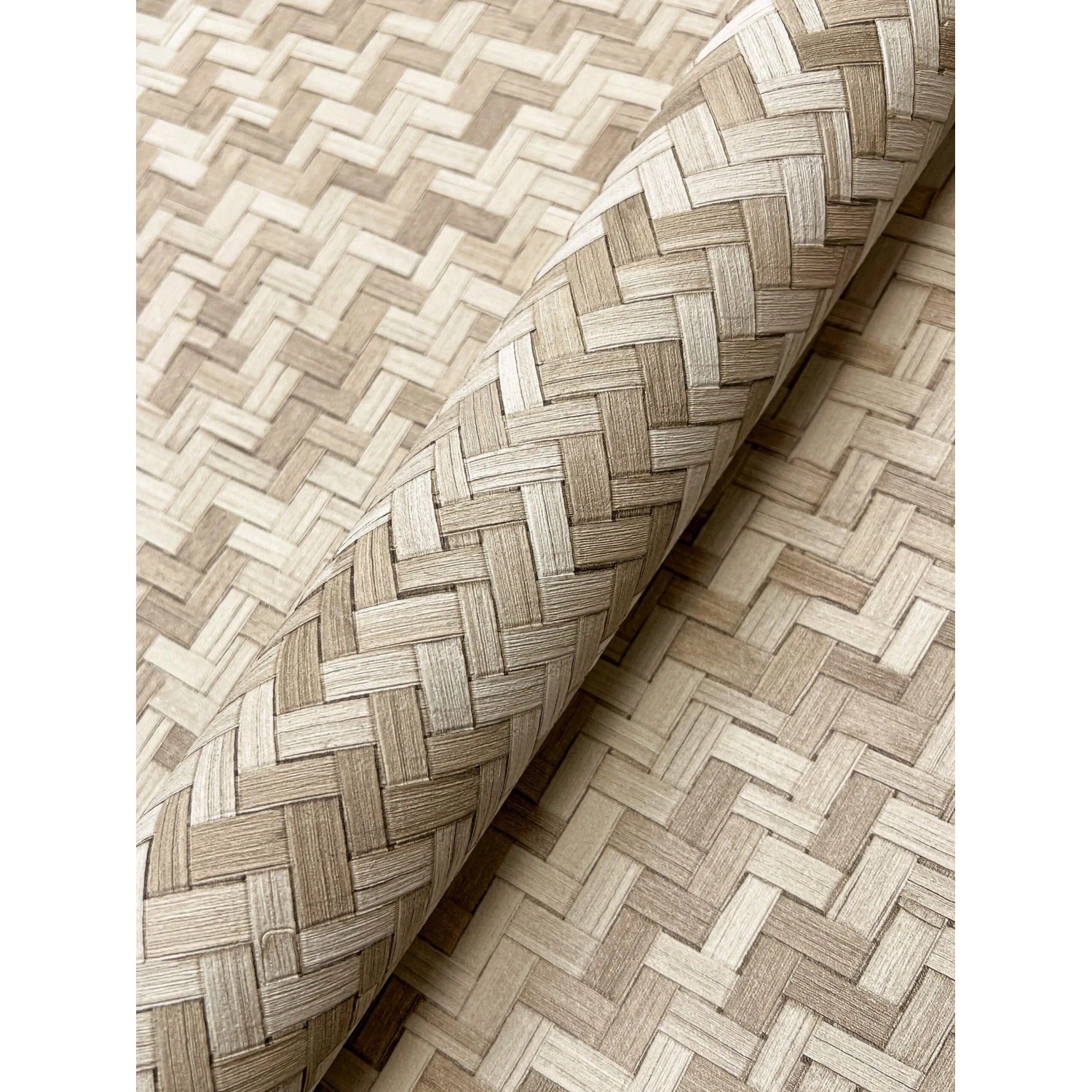 Newroom Vliestapete Okapi Rattan 2 Rattan Uni FSC®