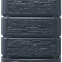 4rain Wandtank Slim Stone Decor 500 l in Graphite Grey mit Auslaufhahn.
