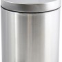 MSV Treteimer aus Edelstahl, 3 Liter, für Bad und WC.